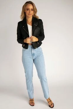 DISSH Boutiques OUTERWEAR WATCH ME FAUX LEATHER JACKET