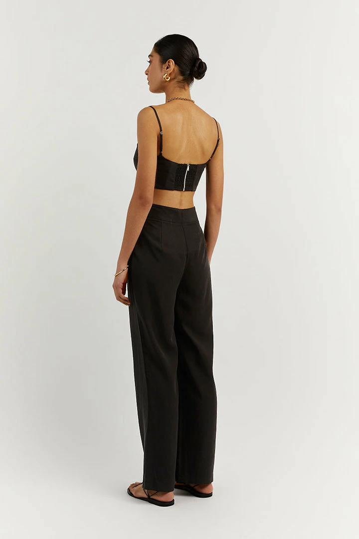 Best Sale ๐ DISSH Boutiques KARLA BLACK LINEN BLEND PANT CLOTHING โญ 6 DISSH Boutiques KARLA BLACK LINEN BLEND PANT CLOTHING