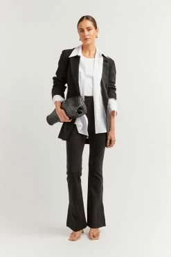 DISSH Boutiques CLOTHING SIERRA BLACK BLAZER