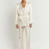 DISSH Boutiques SIMONE PEARL SATIN BLAZER
