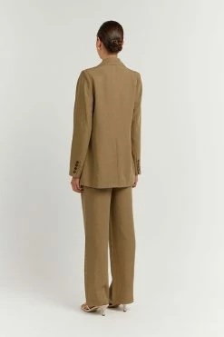 Wholesale ๐ DISSH Boutiques KARLA FERN GREEN LINEN BLEND BLAZER ๐ 12 DISSH Boutiques KARLA FERN GREEN LINEN BLEND BLAZER