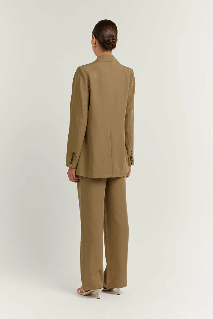 Wholesale ๐ DISSH Boutiques KARLA FERN GREEN LINEN BLEND BLAZER ๐ 6 DISSH Boutiques KARLA FERN GREEN LINEN BLEND BLAZER