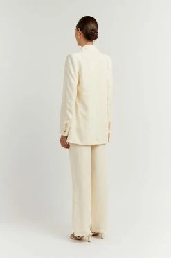 Cheapest ๐ฅฐ DISSH Boutiques CLOTHING KARLA OFF WHITE LINEN BLEND BLAZER ๐ฅฐ 10 DISSH Boutiques CLOTHING KARLA OFF WHITE LINEN BLEND BLAZER