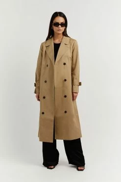 DISSH Boutiques FOSTER TAN TRENCH COAT