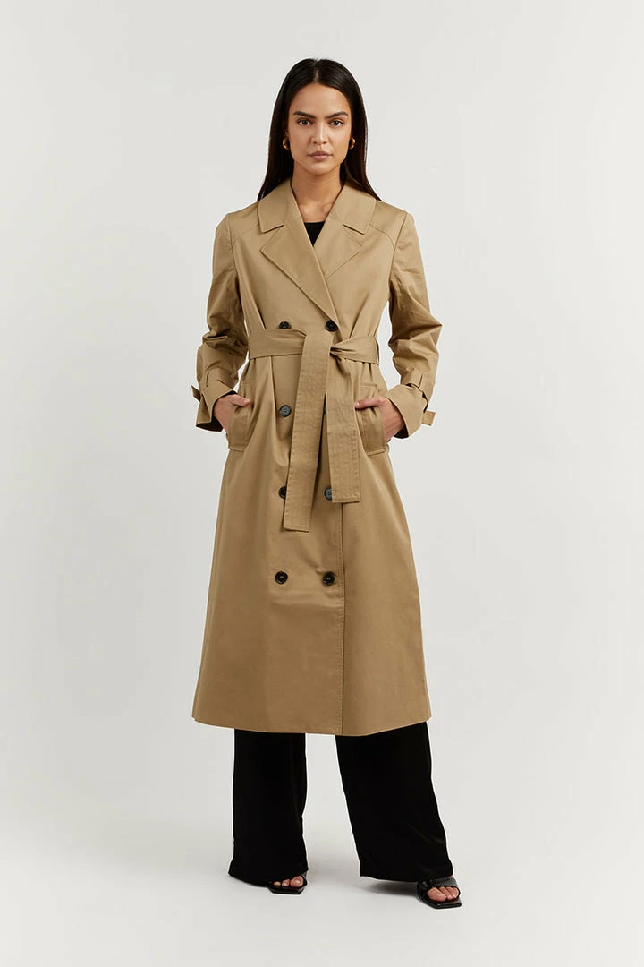 Buy โ DISSH Boutiques FOSTER TAN TRENCH ๐งฅ COAT โญ 3 DISSH Boutiques FOSTER TAN TRENCH COAT