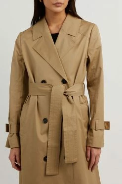 Buy โ DISSH Boutiques FOSTER TAN TRENCH ๐งฅ COAT โญ 10 DISSH Boutiques FOSTER TAN TRENCH COAT