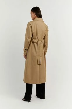 Buy โ DISSH Boutiques FOSTER TAN TRENCH ๐งฅ COAT โญ 11 DISSH Boutiques FOSTER TAN TRENCH COAT