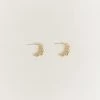 DISSH Boutiques FRIEDA GOLD HOOP EARRINGS