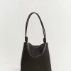 DISSH Boutiques POPPY BLACK LEATHER TOTE BAG