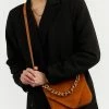 DISSH Boutiques DION TAN GOLD CHAIN BAG