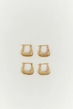 Best reviews of ๐งจ DISSH Boutiques MILA GOLD SET OF 2 EARRINGS ACCESSORIES ๐ 9 DISSH Boutiques MILA GOLD SET OF 2 EARRINGS ACCESSORIES