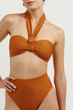 DISSH Boutiques AMAYA AMBER MULTI WAY BIKINI TOP