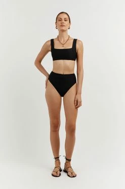 DISSH Boutiques AMAYA BLACK HIGH WAISTED BRIEF