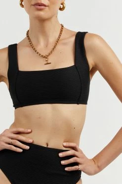 DISSH Boutiques AMAYA BLACK HIGH WAISTED BRIEF