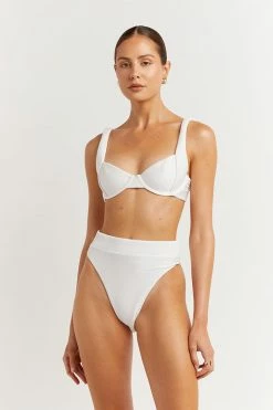 Buy โญ DISSH Boutiques LOLA WHITE HIGH WAIST BRIEF ๐ 8 DISSH Boutiques LOLA WHITE HIGH WAIST BRIEF