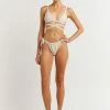 DISSH Boutiques LOLA CREAM STRING BIKINI BOTTOM