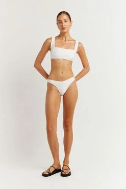 DISSH Boutiques SWIMSUITS & COVERUPS LOLA WHITE V WAIST BRIEF