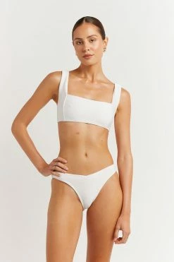 DISSH Boutiques SWIMSUITS & COVERUPS LOLA WHITE V WAIST BRIEF