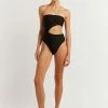 DISSH Boutiques SWIMSUITS & COVERUPS LOLA BLACK CUT OUT ONE PIECE