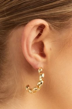 DISSH Boutiques CELINE GOLD HOOP EARRING Earrings
