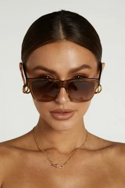 SHEVOKE FINLEY CRYSTAL BROWN KNITTED