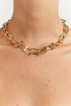 DISSH Boutiques EDELIE CHAIN LINK NECKLACE Necklaces