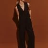 DISSH Boutiques NORAH BLACK LINEN PANT CLOTHING