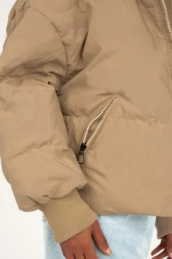 DISSH Boutiques OUTERWEAR BECKER BEIGE PUFFER JACKET