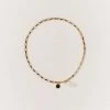 DISSH Boutiques ALODIE PEARL GOLD CHAIN NECKLACE