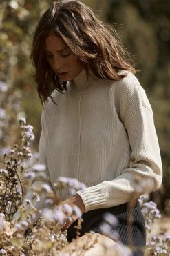 Best Sale โญ DISSH Boutiques BLAKELY NATURAL CROPPED RIB KNIT SWEATERS ๐ 11 DISSH Boutiques BLAKELY NATURAL CROPPED RIB KNIT SWEATERS