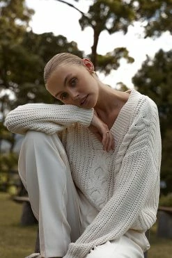 Top 10 🧨 DISSH Boutiques CLOTHING HADLEY STONE CABLE KNIT JUMPER ❤️ 24 DISSH Boutiques CLOTHING HADLEY STONE CABLE KNIT JUMPER