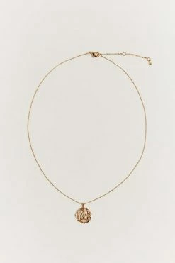 DISSH Boutiques GWEN GOLD PLATED COIN NECKLACE Necklaces