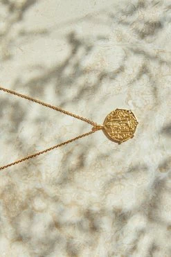 DISSH Boutiques GWEN GOLD PLATED COIN NECKLACE Necklaces