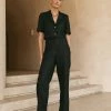DISSH Boutiques LOGAN BLACK LINEN PANT CLOTHING
