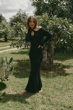 Coupon ๐ DISSH Boutiques TONI BLACK SLEEVED KNIT MIDI ๐ DRESS CLOTHING ๐ 12 DISSH Boutiques TONI BLACK SLEEVED KNIT MIDI DRESS CLOTHING