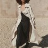 SENSO CLOTHING SERENA STONE GATHERED TRENCH