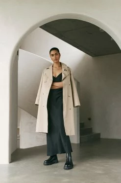 DISSH Boutiques CLOTHING ASPEN STONE TRENCH COAT