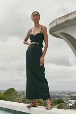 Wholesale ๐ DISSH Boutiques ROBERTS BLACK LINEN MIDI ๐ SKIRT ๐ฅฐ 11 DISSH Boutiques ROBERTS BLACK LINEN MIDI SKIRT