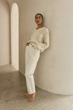 DISSH Boutiques CLOTHING HADLEY STONE CABLE KNIT JUMPER