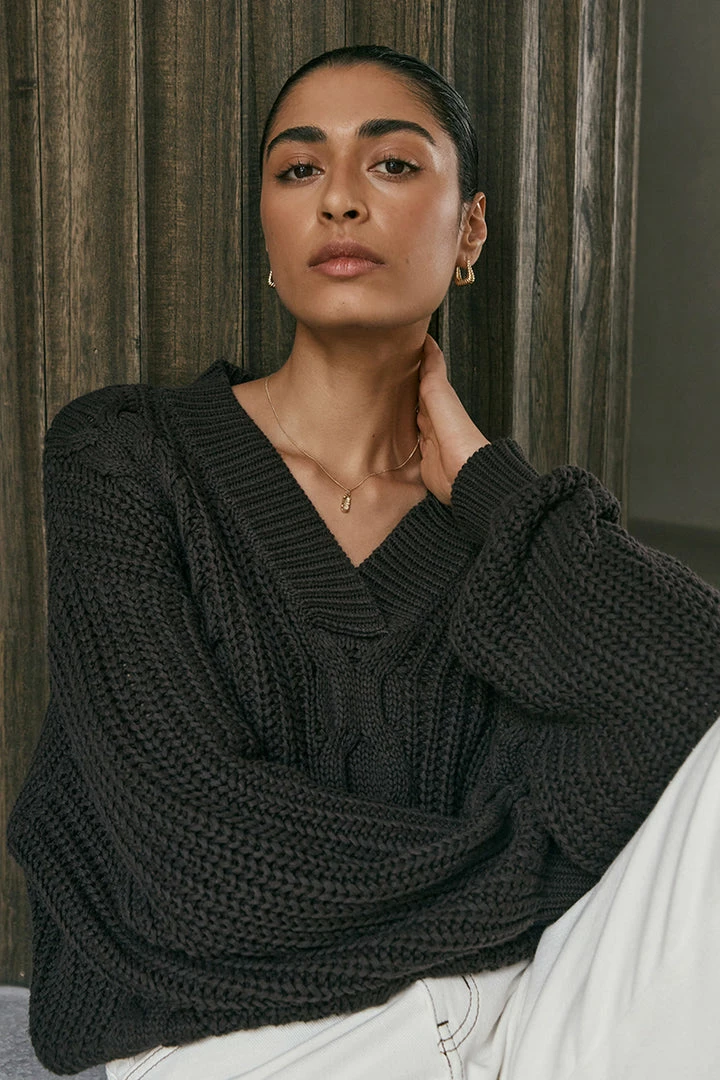 Buy โจ DISSH Boutiques HADLEY DARK CHOC CABLE KNIT JUMPER ๐ 1 DISSH Boutiques HADLEY DARK CHOC CABLE KNIT JUMPER