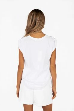 DISSH Boutiques MADISON THE LABEL MADISON WHITE TANK