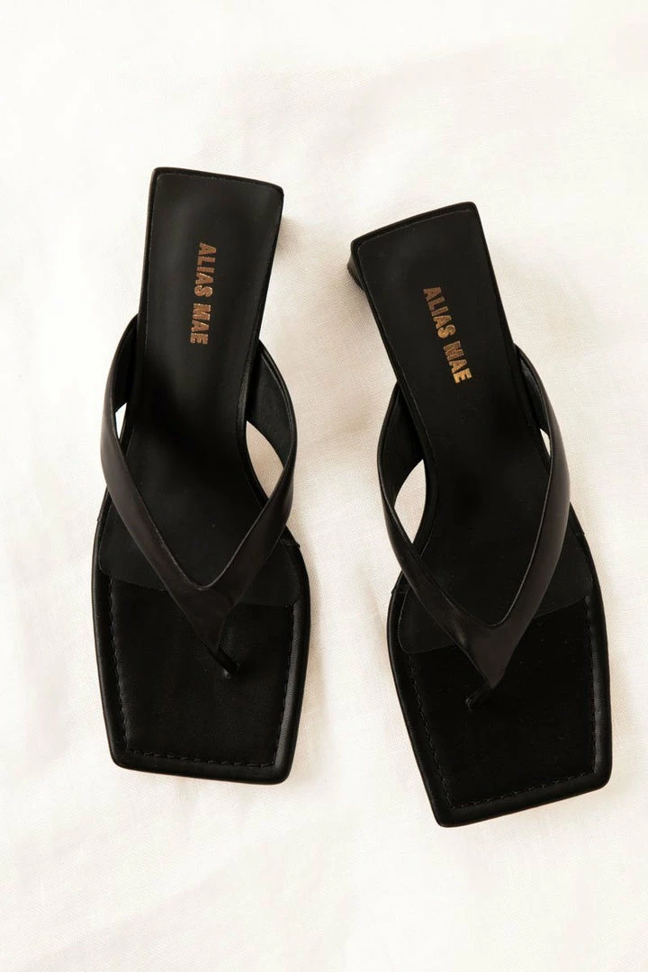 Hot Sale ๐ฅฐ ALIAS MAE NOAH BLACK LEATHER HEEL ๐ 3 ALIAS MAE NOAH BLACK LEATHER HEEL