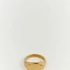 ACCESSORIES PORTER OVAL SIGNET GOLD PINKY RING