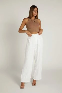 DISSH Boutiques TOPS MUST HAVE CHOC HIGH NECK KNIT TOP