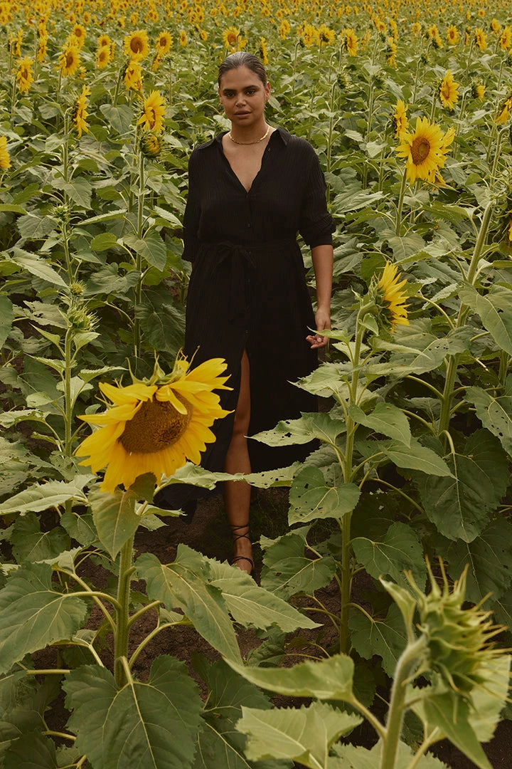 Best Sale โจ DISSH Boutiques SUNMOTION RUNWAY PERCY BLACK MIDI ๐ SHIRT ๐ DRESS โญ 1 DISSH Boutiques SUNMOTION RUNWAY PERCY BLACK MIDI SHIRT DRESS