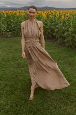 DISSH Boutiques LANA MOCHA CIRCLE SKIRT CLOTHING