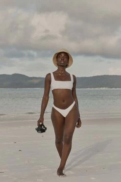 DISSH Boutiques SWIMSUITS & COVERUPS LOLA WHITE V WAIST BRIEF