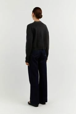 DISSH Boutiques MERCEDES BLACK BRALETTE & CARDIGAN