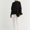 DISSH Boutiques RILEY BLACK OVERSIZED KNIT
