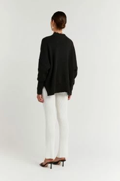 Best deal โค๏ธ DISSH Boutiques RILEY BLACK OVERSIZED KNIT ๐ 9 DISSH Boutiques RILEY BLACK OVERSIZED KNIT
